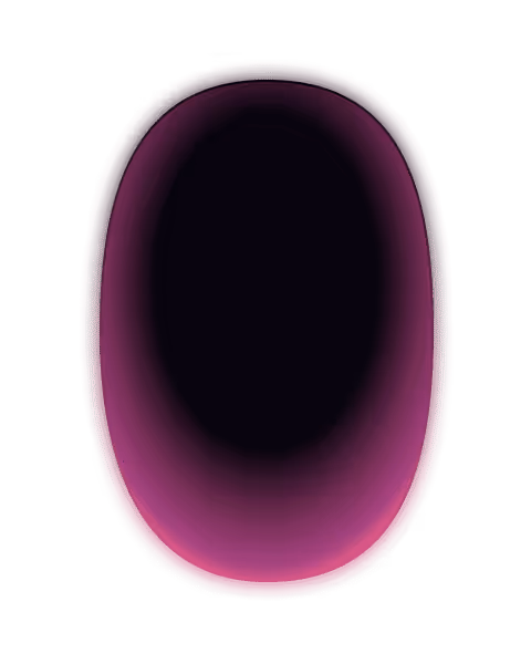 ellipse with a gradient from pink to black
